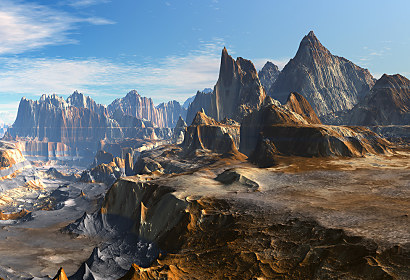 Fototapeta Rocky canyon 1030